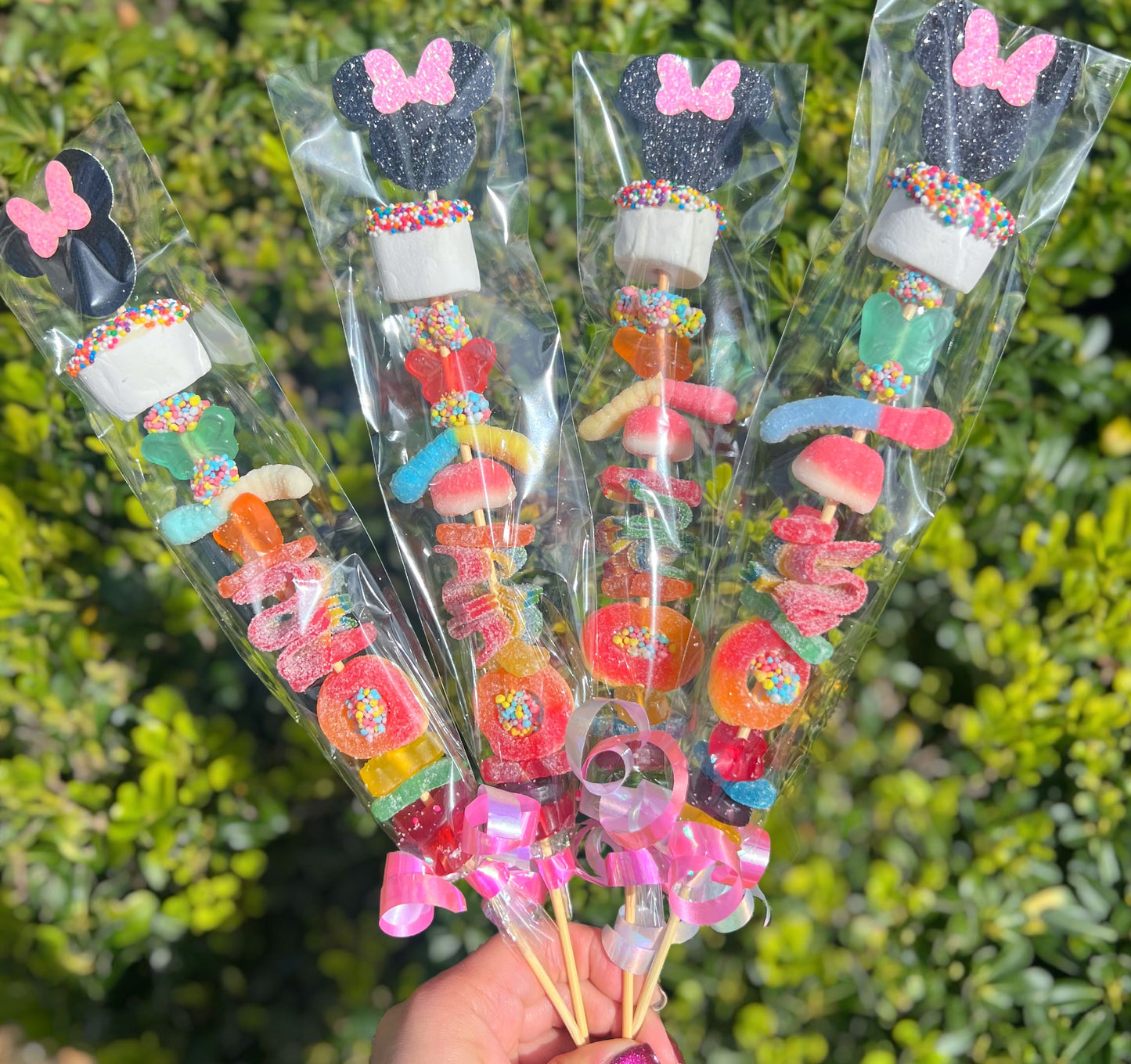 10+ Custom Candy Kabobs Birthday Party Favors, Party Decor, Birthday Treat, Kids Birthday Party Favor, Candy Skewer, Candy, Kids Candy