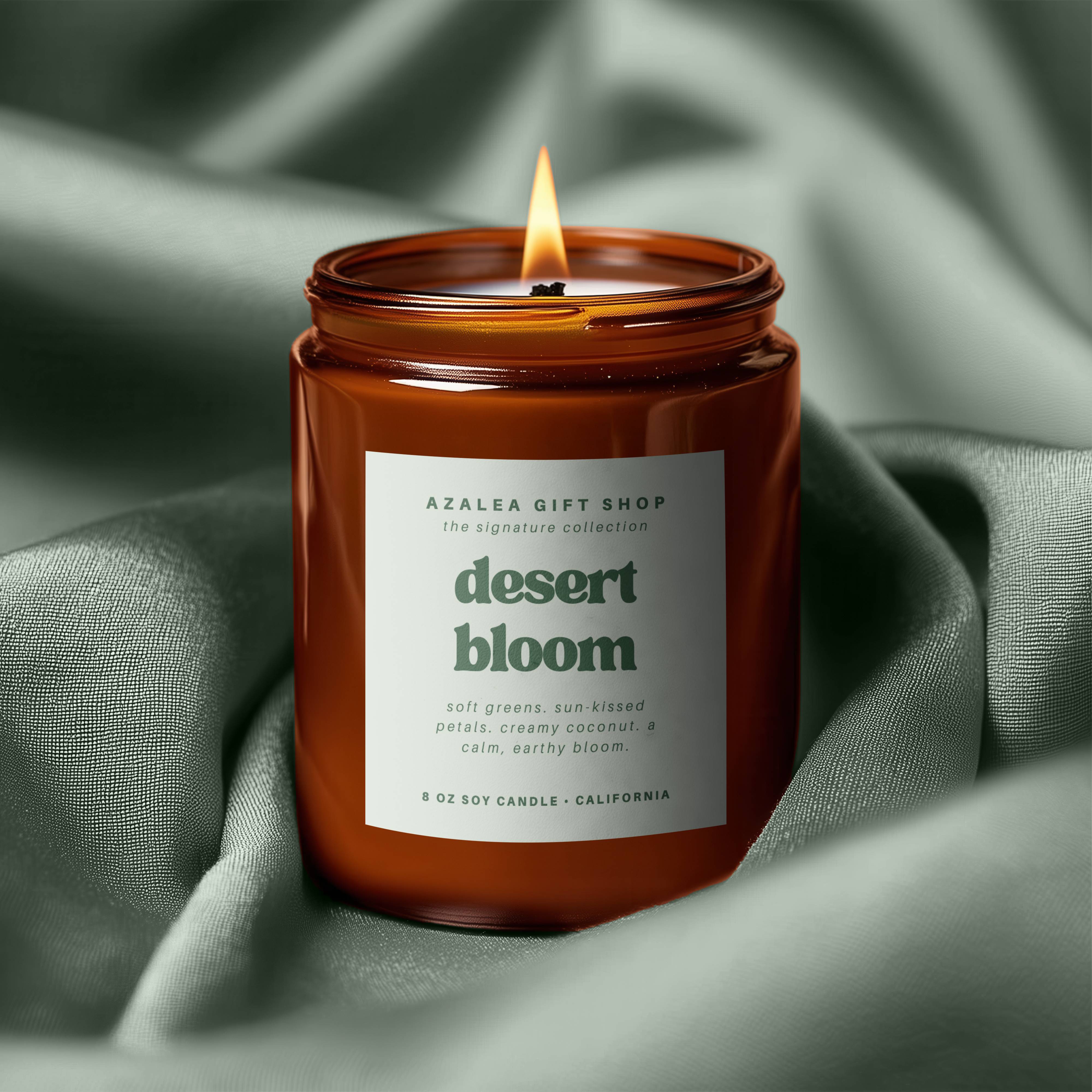 The Signature Collection | Desert Bloom | 8oz Soy Wax Candle 