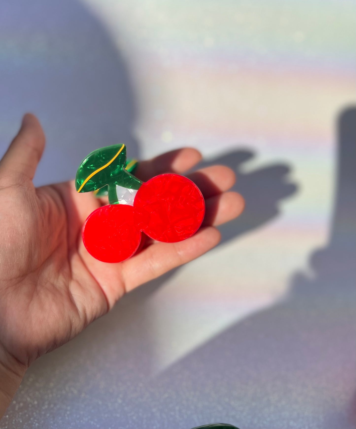 'Cherry Bomb' Hair Clip