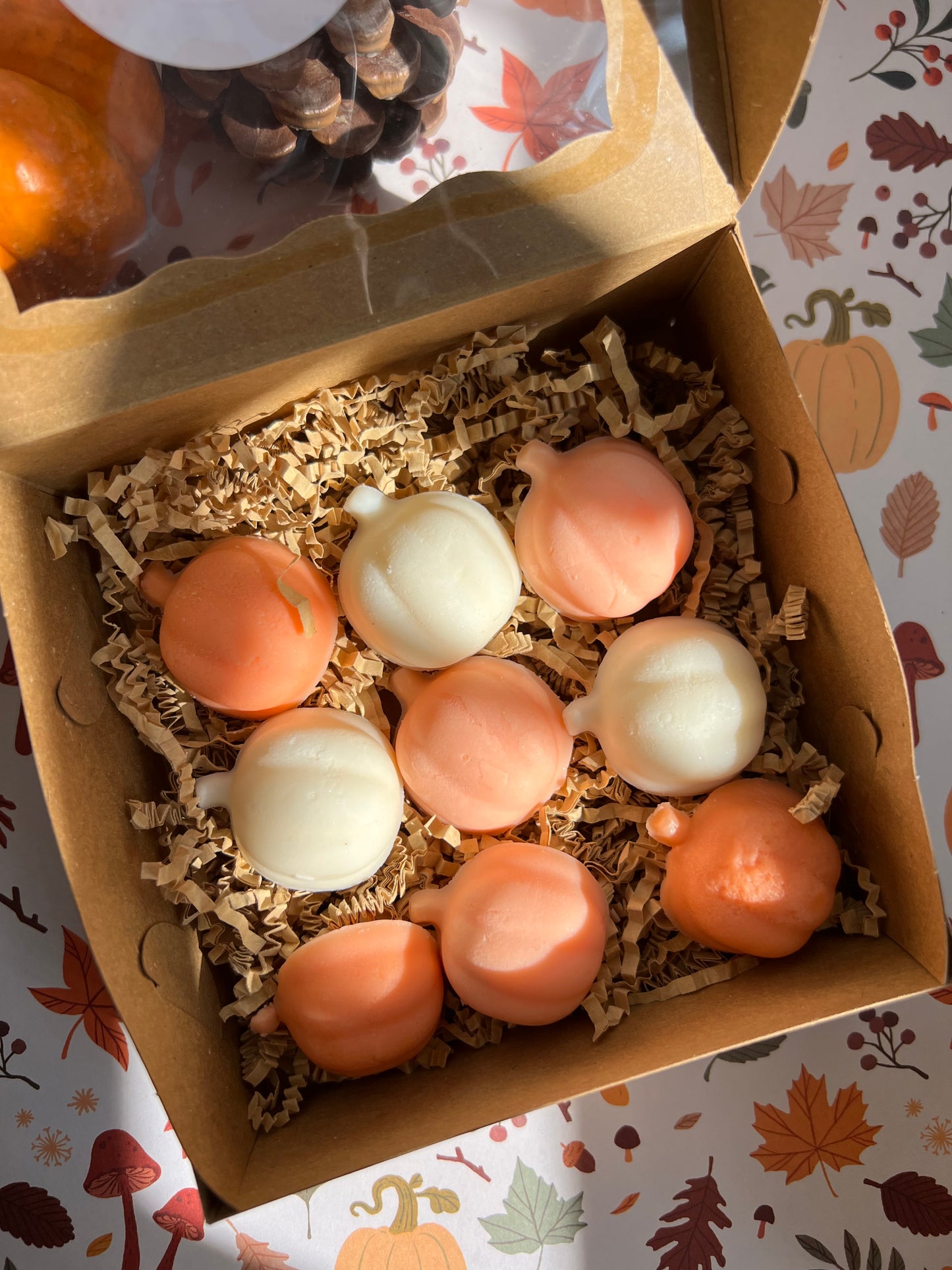 Pumpkin Chai Handmade Soy Wax Melts | Long-Lasting Scented Wax Melts | Gift Ready Home Fragrance