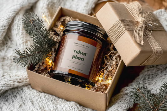 The Holiday Collection | Velvet Plum | 8oz Soy Wax Candle