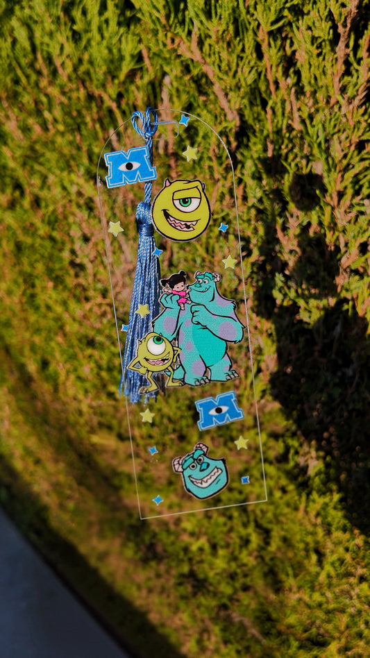 Monsters University Acrylic Bookmark