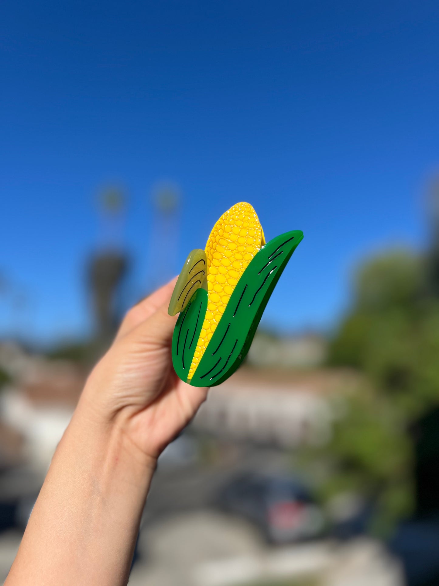 'Golden Harvest' Corn on the Cob Hair Clip