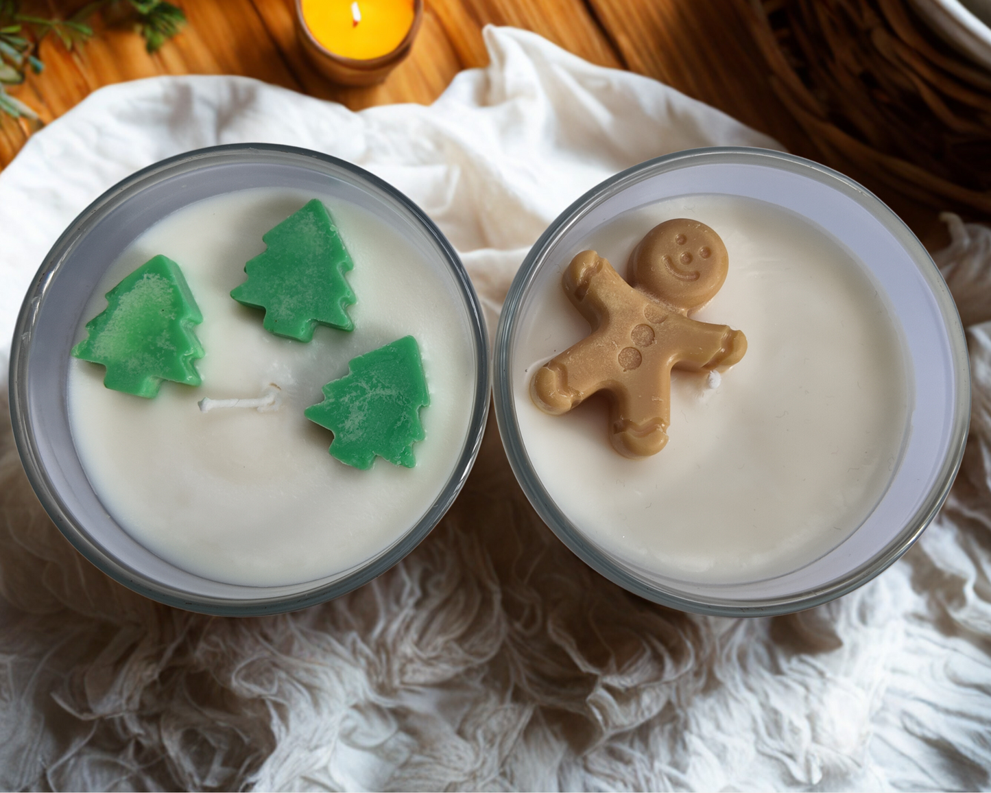 8oz Soy Wax Candle – December Mornings - Hand Poured