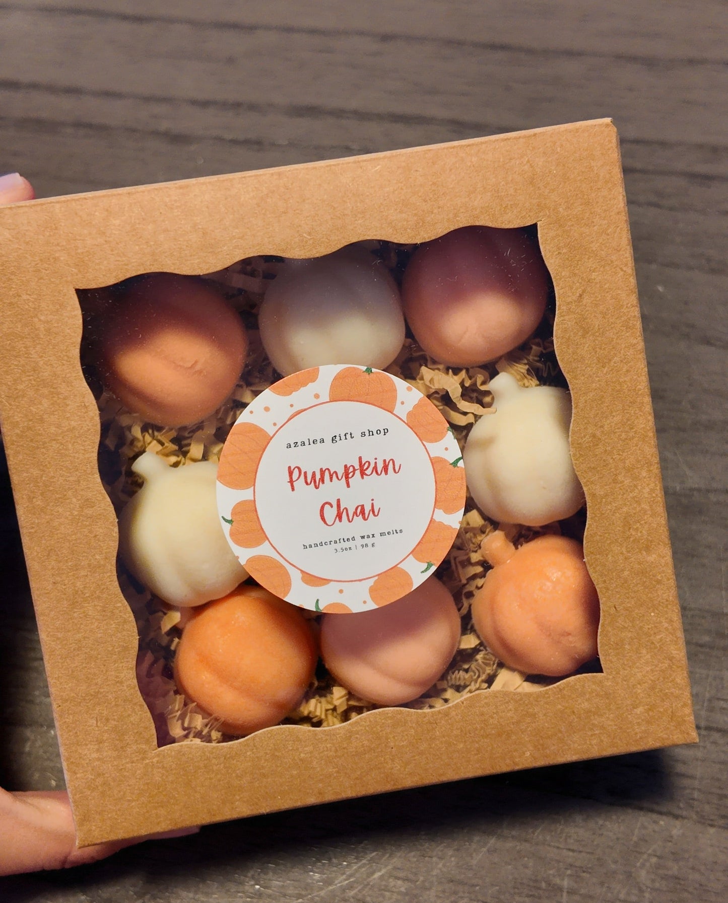 Pumpkin Chai Handmade Soy Wax Melts | Long-Lasting Scented Wax Melts | Gift Ready Home Fragrance