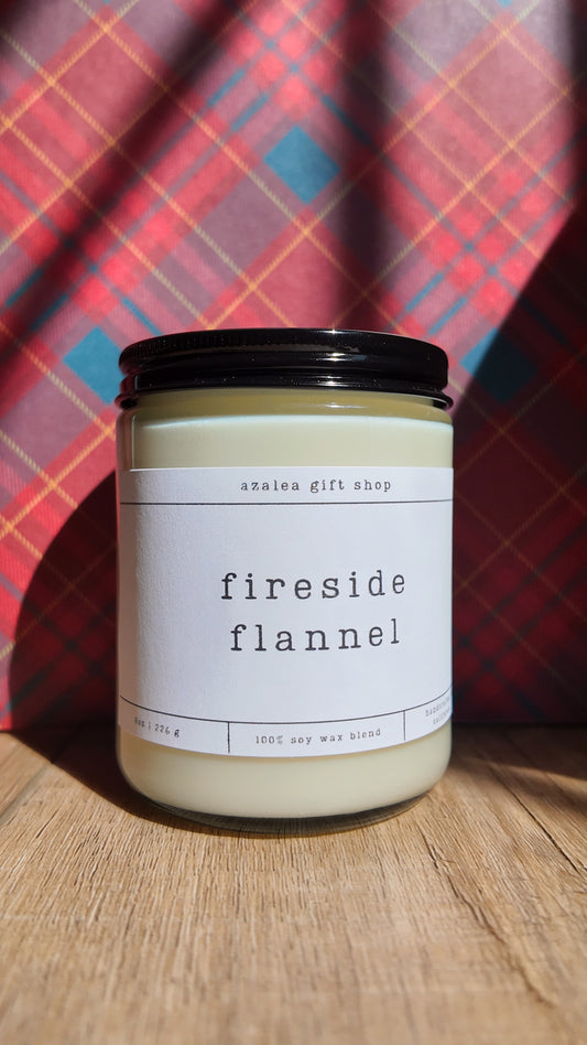 Handmade 100% Soy Candle – 8oz Glass Jar | Seasonal Scents | Cozy Fall & Winter Scents | Made in California