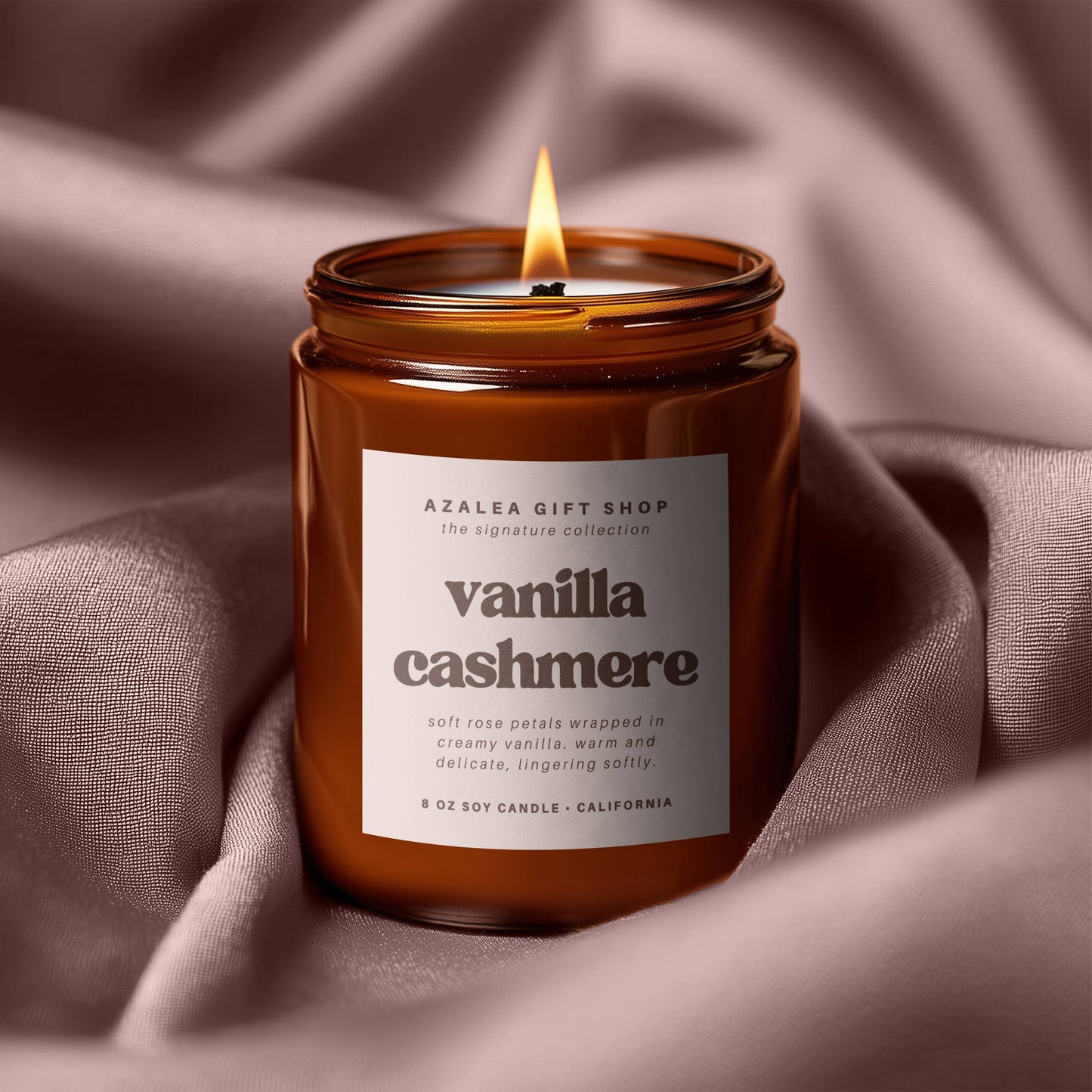 The Signature Collection | Vanilla Cashmere | 8oz Soy Wax Candle