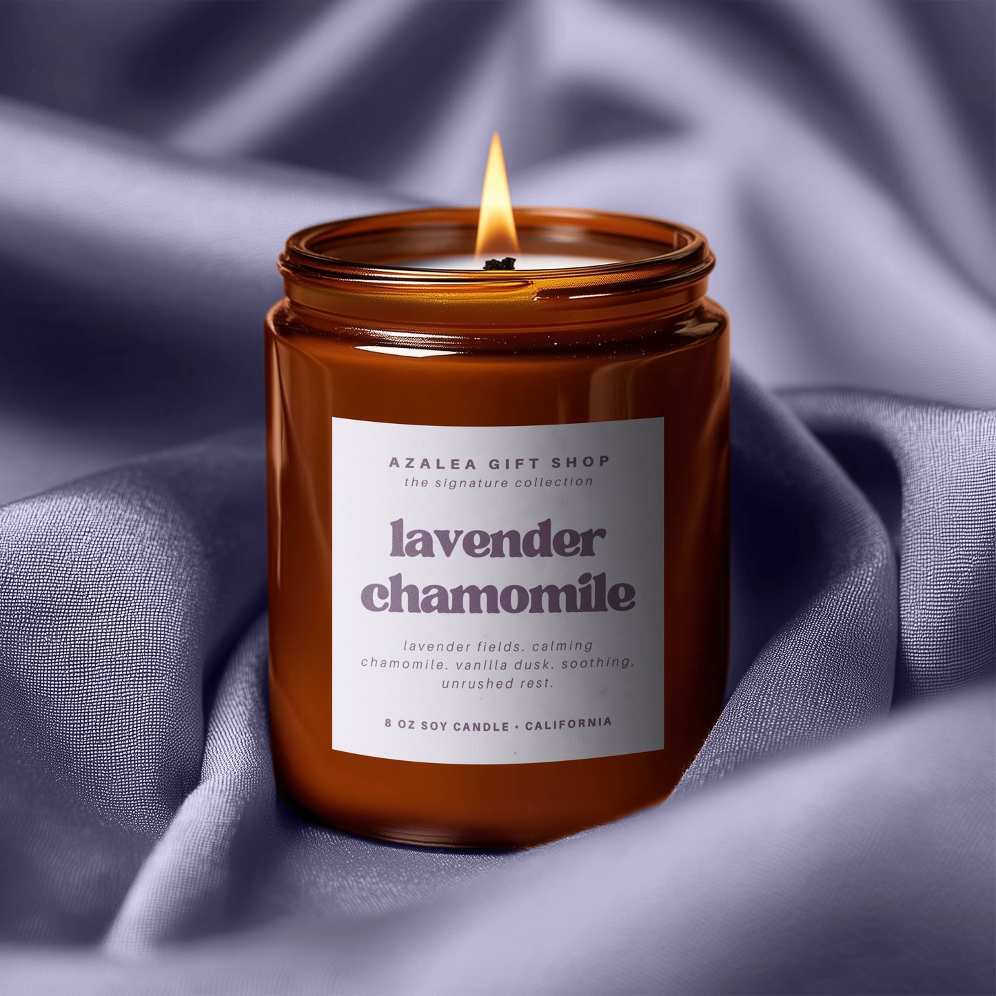 The Signature Collection | Lavender Chamomile | 8oz Soy Wax Candle
