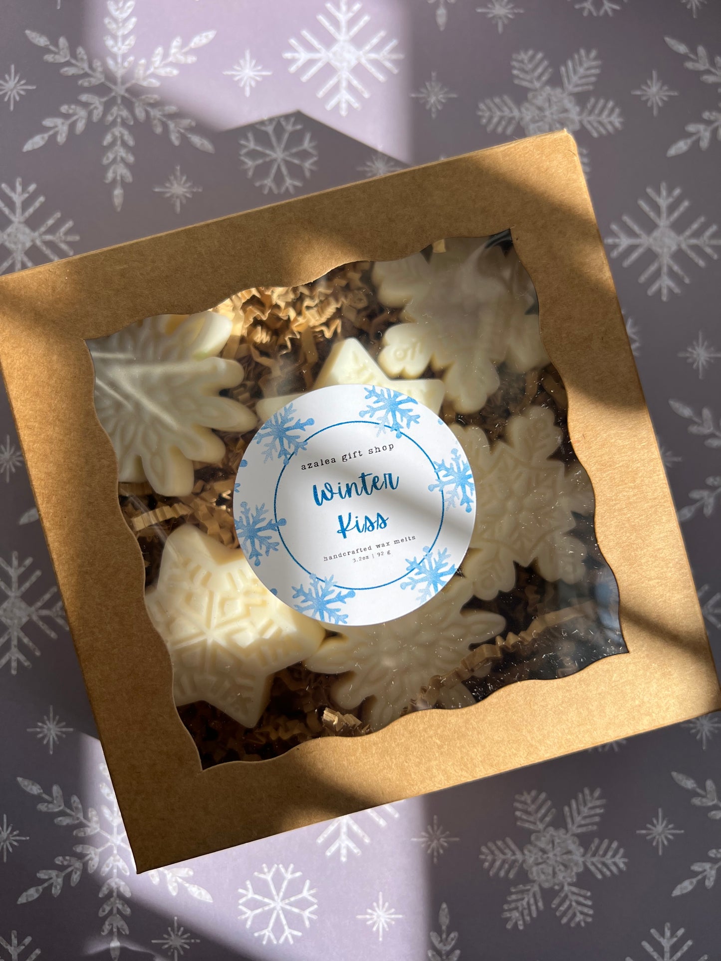 Winter Kiss Handmade Soy Wax Melts | Long-Lasting Scented Wax Melts | Gift Ready Home Fragrance