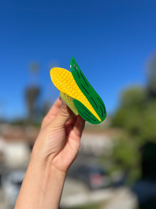 'Golden Harvest' Corn on the Cob Hair Clip