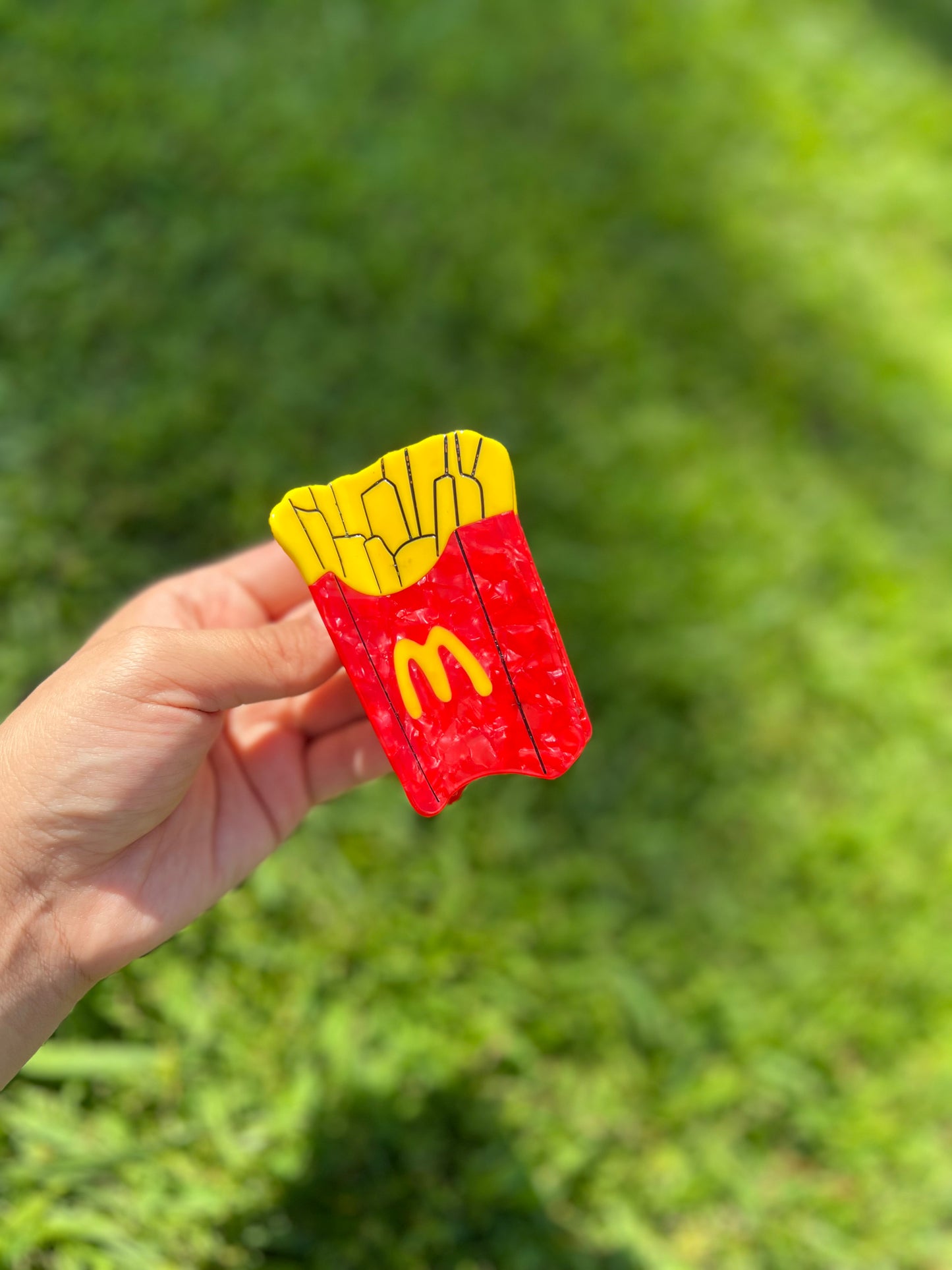 'Golden Fry Grip' French Fry Hair Claw