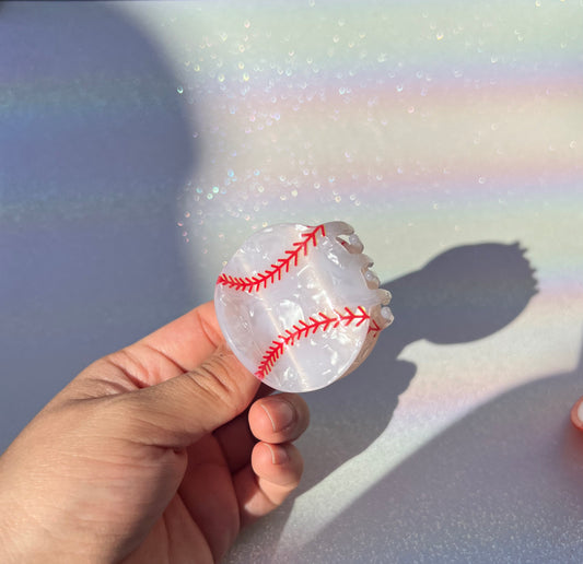 'Game Day' Baseball Hair Claw Clip