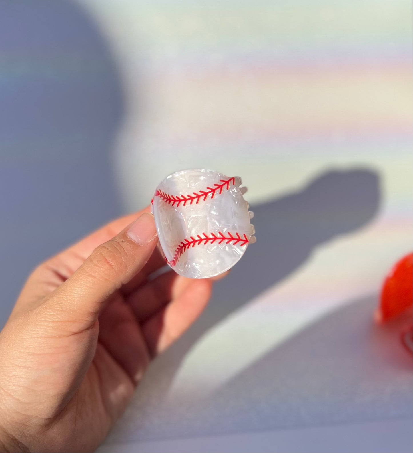 'Game Day' Baseball Hair Claw Clip