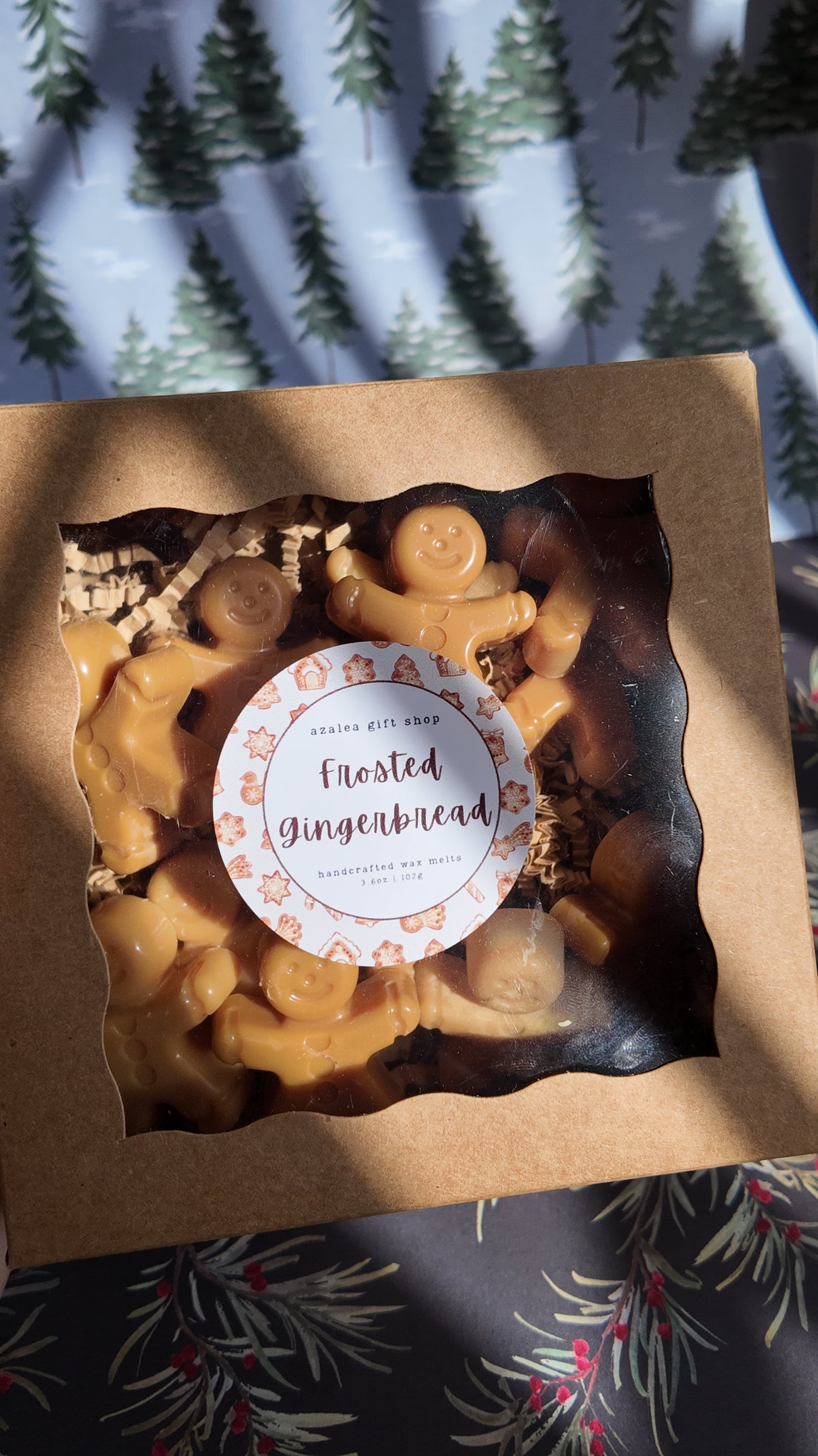 Handmade Soy Wax Melts | Frosted Gingerbread  | Long-Lasting Scented Wax Melts | Gift Ready Home Fragrance